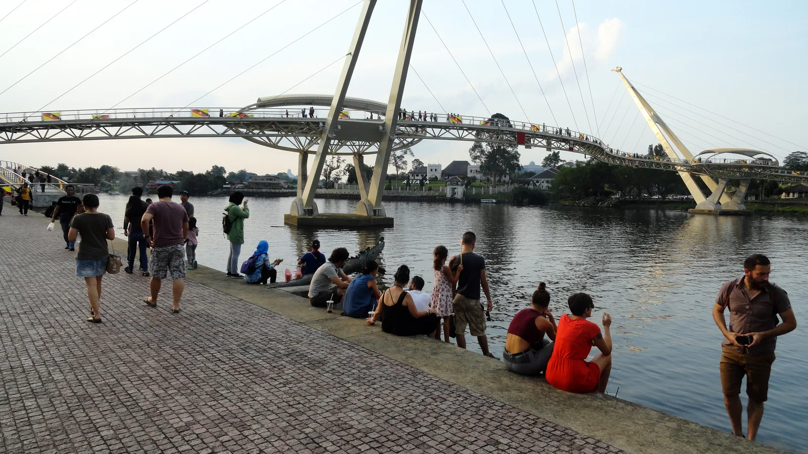 Darul Hana Bridge over the Sarawak River